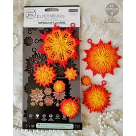 Papercraft Charms Decor Mould by Redesign With Prima | 5" x 10" x 8mm | Christmas Collection