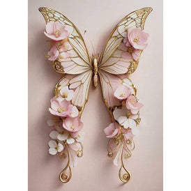Pink Butterfly Decoupage Paper by MINT by Michelle | A3 or A1