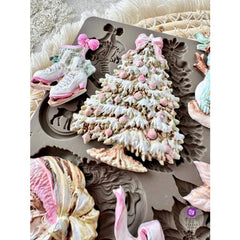 Prima Marketing CHRISTMAS BLUSH Silicone Mould 5x8’’ - Mould