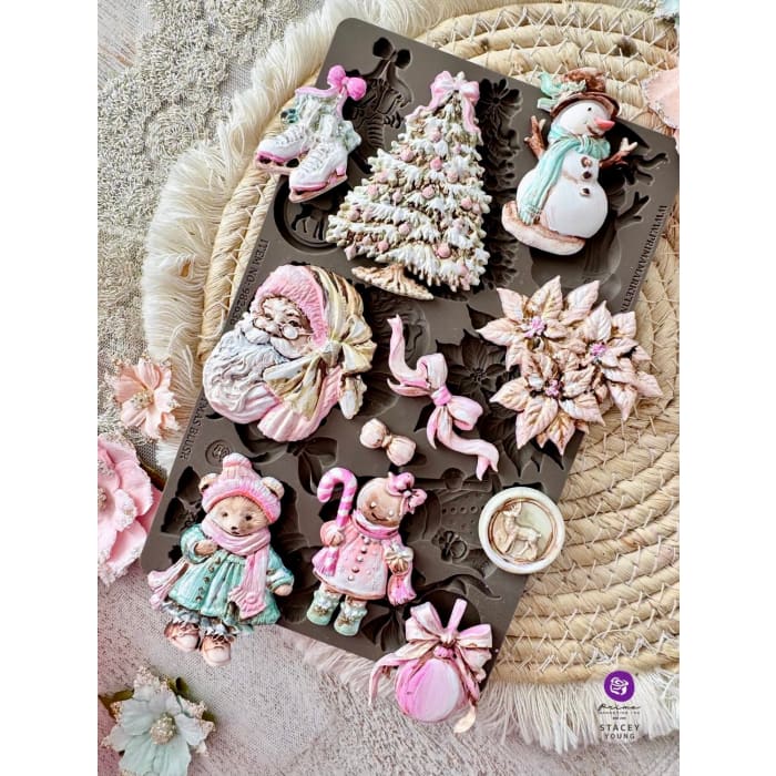 Prima Marketing CHRISTMAS BLUSH Silicone Mould 5x8’’ - Mould