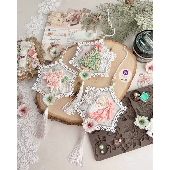 Prima Marketing CHRISTMAS BLUSH Silicone Mould 5x8’’ - Mould