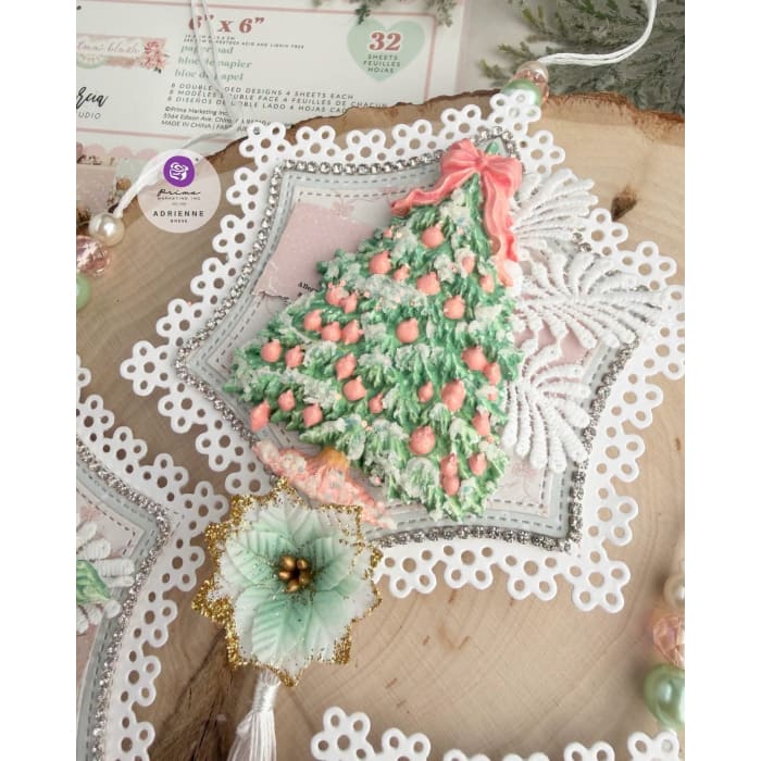 Prima Marketing CHRISTMAS BLUSH Silicone Mould 5x8’’ - Mould
