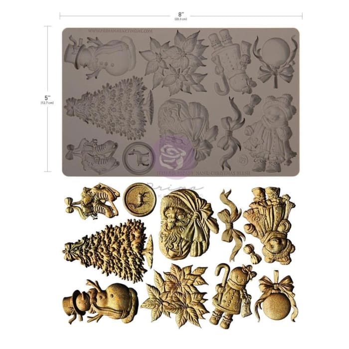 CHRISTMAS BLUSH Silicone Mould, Redesign With Prima | 5x8"