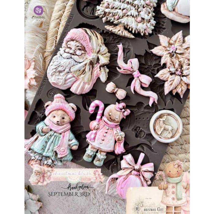 CHRISTMAS BLUSH Silicone Mould, Redesign With Prima | 5x8"