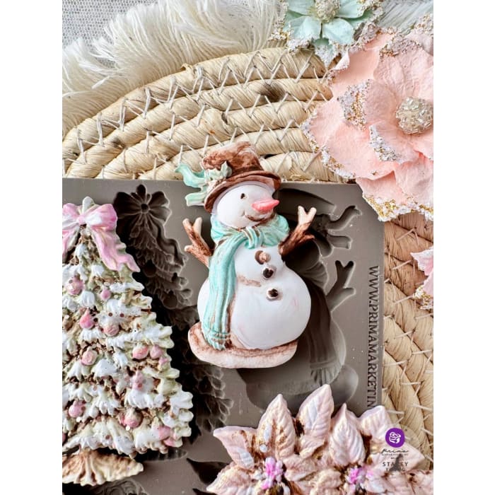 Prima Marketing CHRISTMAS BLUSH Silicone Mould 5x8’’ - Mould