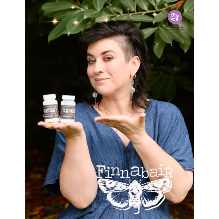 Prima Marketing x Finnabair CLEAR CRACKLE SET 200ml