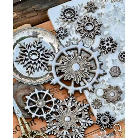 Prima Marketing x Finnabair FROSTY GEARS Silicone Mould