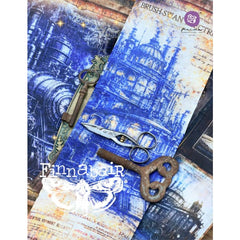 Prima Marketing x Finnabair STEAMBOUND VISIONS A3 Decoupage