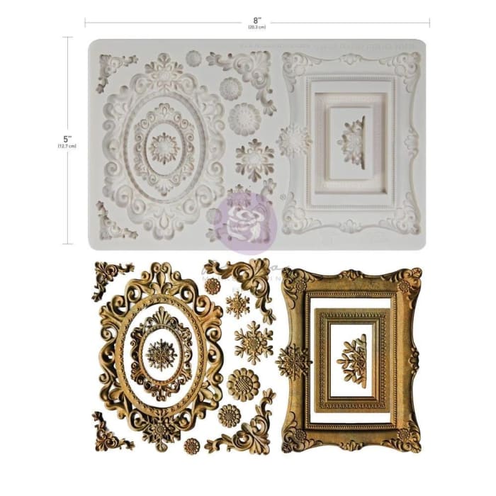 WINTER FRAMES Silicone Mould, Redesign With Prima 5x8"