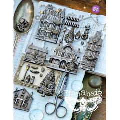 WINTER TOWN Silicone Mould, Redesign With Prima 5x8"