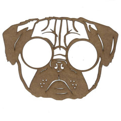 Pug Wood Shape S136 by PolyOnlay Precision Art