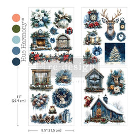 QUIET COUNTRY BLUE Middy Transfer, Redesign with Prima 8.5x11” x4