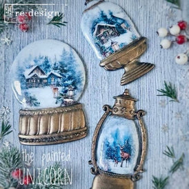 Redesign with Prima BLUE RIDGE WINTER Luxe Transfer