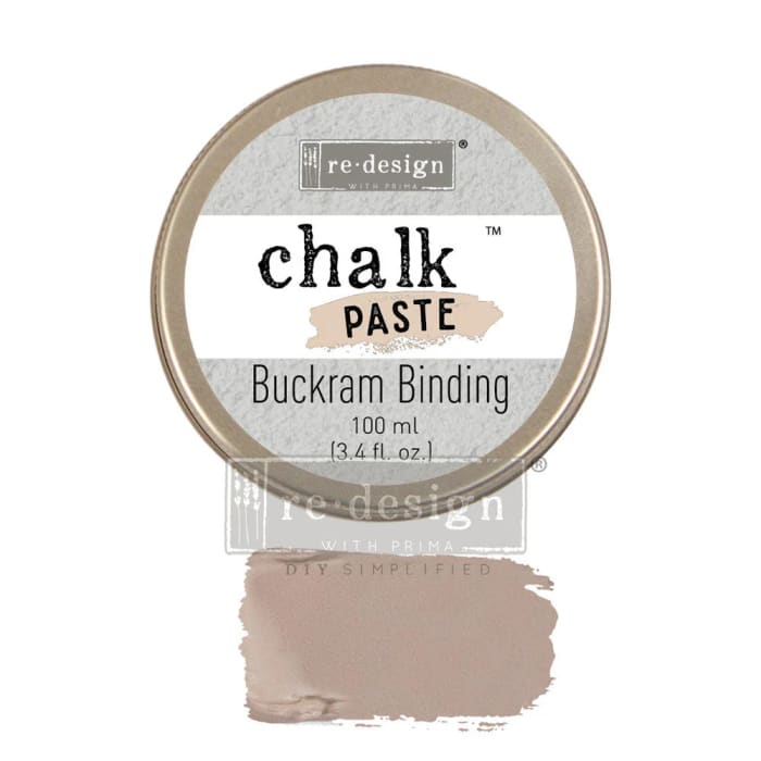 Redesign with Prima Chalk Paste 100ml - Buckram Binding