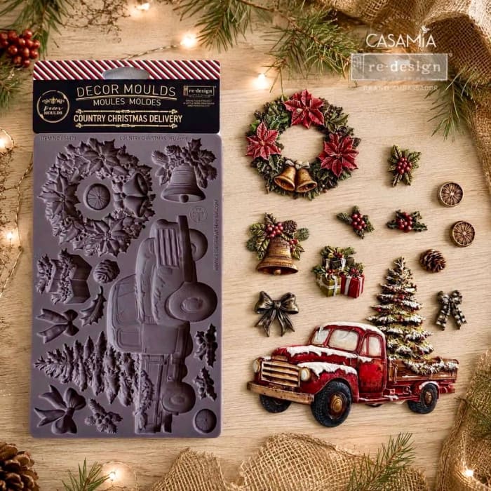 Redesign with Prima COUNTRY CHRISTMAS DELIVERY Silicone