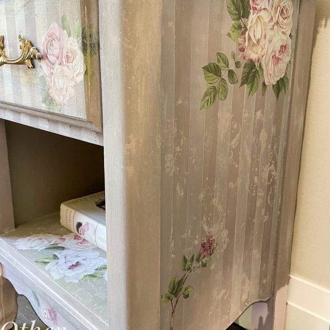 Prima Transfer - Delicate Roses | Redesign With Prima | 6” x 12” | Pink Flower Decals - Floral Furniture Transfers