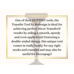 Redesign With Prima EGLANTINE ELEGANCE Kacha Furniture Transfer 24” x 35” | Gold Foil Florals for Furniture, Mirrors & Decorative Panels