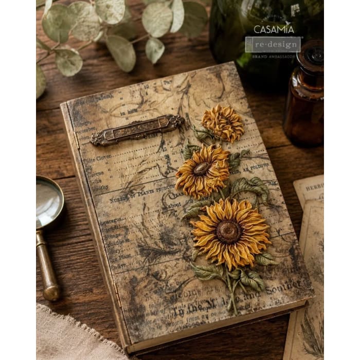 Redesign with Prima GOLDEN SOLSTICE Silicone Mould 5x8”