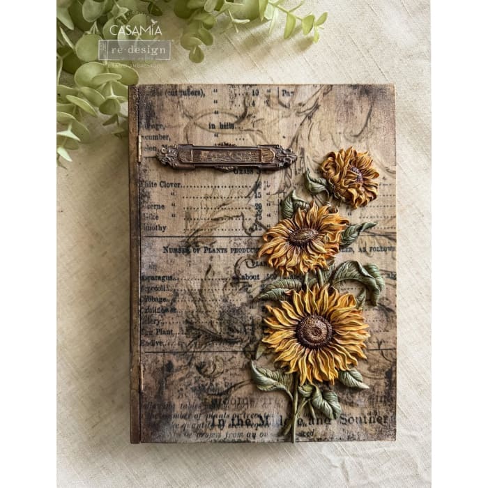 Redesign with Prima GOLDEN SOLSTICE Silicone Mould 5x8”