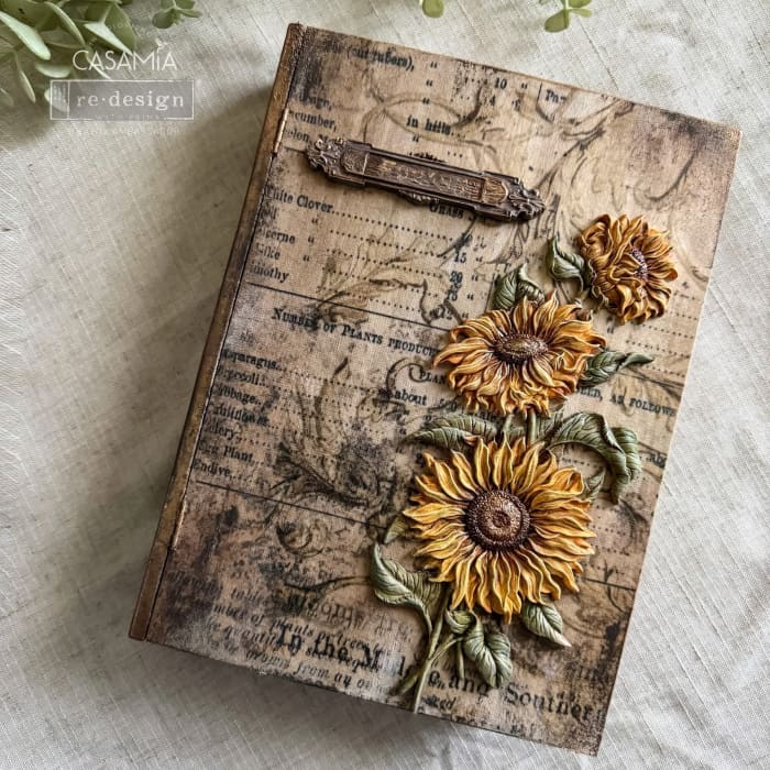Redesign with Prima GOLDEN SOLSTICE Silicone Mould 5x8”
