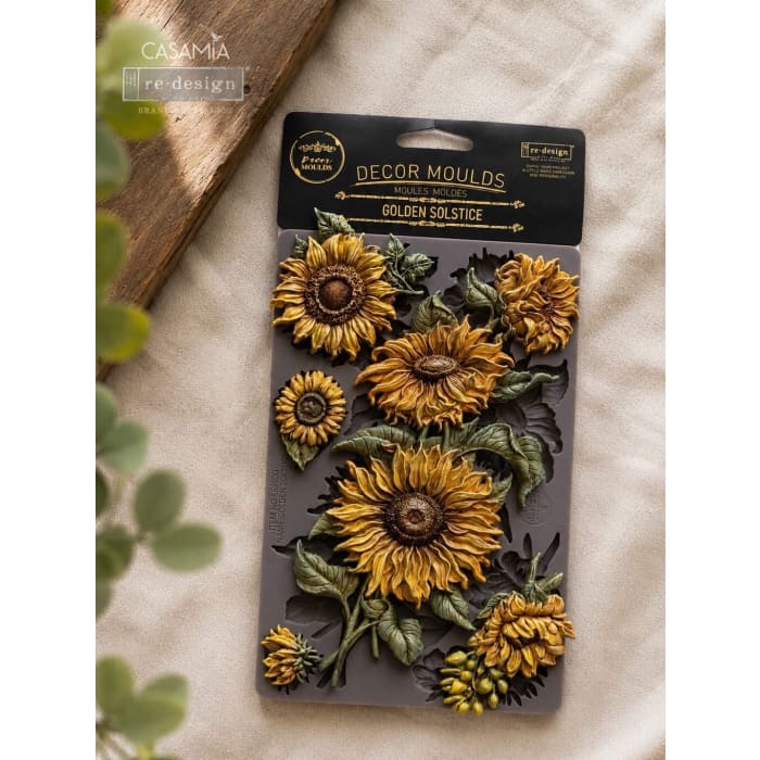 Redesign with Prima GOLDEN SOLSTICE Silicone Mould 5x8”