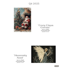 Redesign With Prima HEAVENLY NOEL A4 Decoupage Fibre Paper | A Serene Angel for Elegant Christmas Crafts & Decor UK