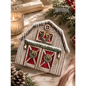 Redesign with Prima HOMESTEAD HOLIDAY Silicone Mould 5x8’’