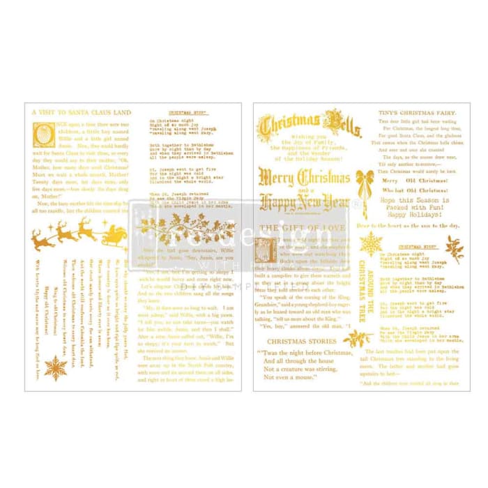 Redesign With Prima KACHA GOLDEN TIDINGS Gold Middy Decor