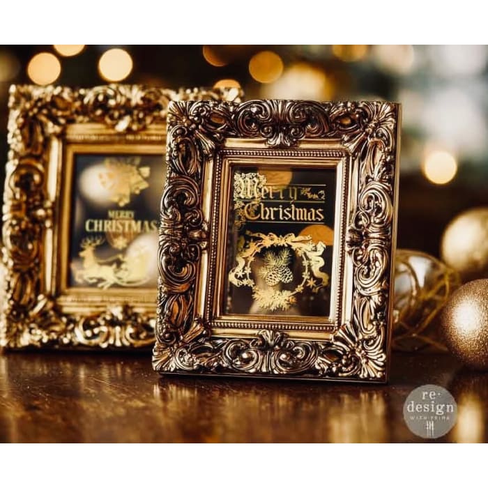 Redesign With Prima KACHA HOLIDAY HEIRLOOM Gold Middy Decor