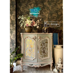 Redesign with Prima LUXE FOLIAGE Gold Decor Transfer 18x24”