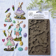 Redesign With Prima Meadow Whispers Silicone Mould 5x8’’