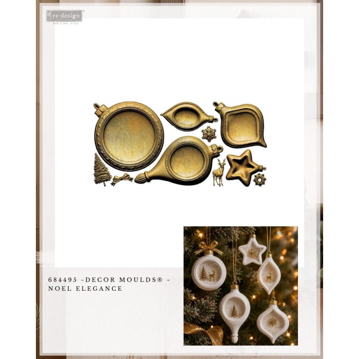 Redesign with Prima NOEL ELEGANCE Silicone Mould 5x10”