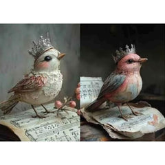 Rustic Flight A3 Decoupage Fibre Paper | Redesign with Prima 3 Pack