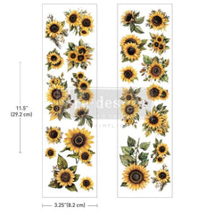 Redesign with Prima SUN-DRENCHED HARVEST Luxe Transfer 3.25x11.5”