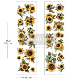 Redesign with Prima SUN-DRENCHED HARVEST Luxe Transfer 3.25x11.5”