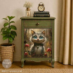 Alice in Wonderland Decoupage Paper A3 | ‘Whiskers of Wit’ | Redesign with Prima 11.7x16.5” Craft Sheet