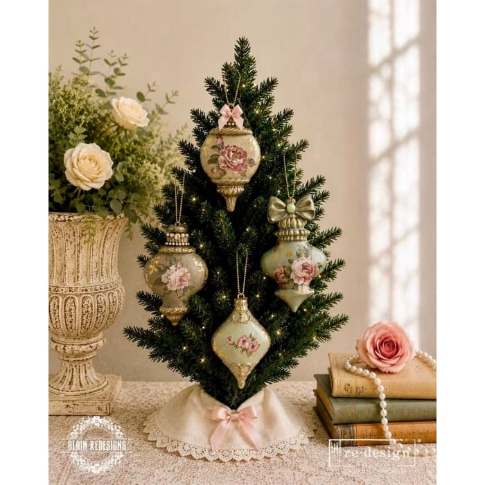 Redesign with Prima WINTER LUXE BLANKS Silicone Mould 5x10”