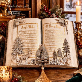 Redesign with Prima YULETIDE SYMPHONY Middy Transfer