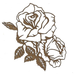 Roses Wood Shape S118 by PolyOnlay Precision Art
