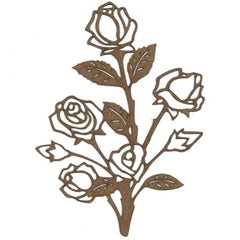 Roses Wood Shape S122 by PolyOnlay Precision Art