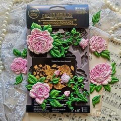 ROSEWOOD ROMANCE Rose Silicone Mould by Redesign With Prima