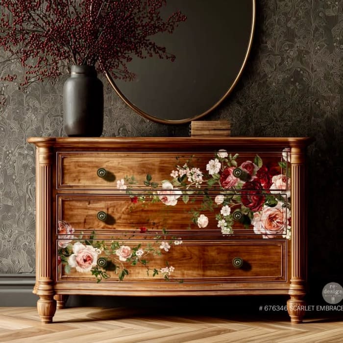 SCARLET EMBRACE Large Furniture Transfer by Redesign