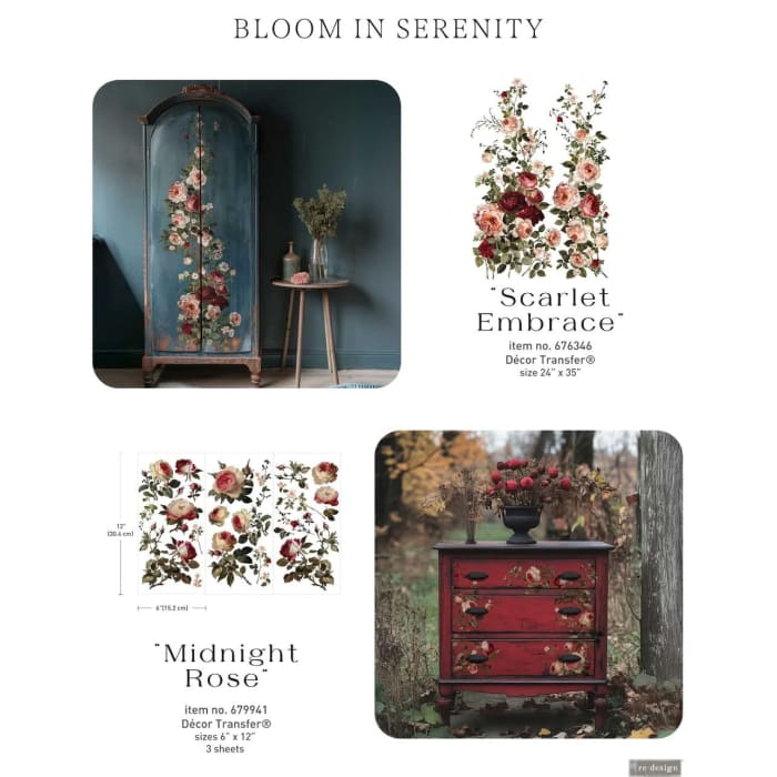 SCARLET EMBRACE Large Furniture Transfer by Redesign