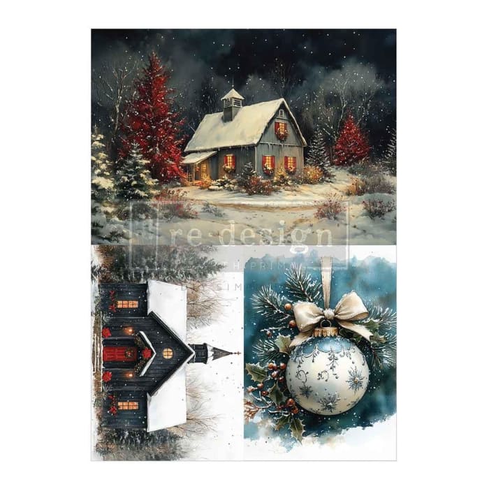 SILENT TIMBER MEMOIRS, Redesign with Prima A4 Decoupage Fibre Paper Pack