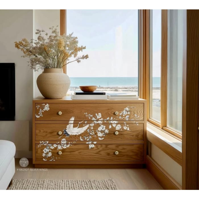 SILVER WINGS Large Furniture Transfer by Redesign