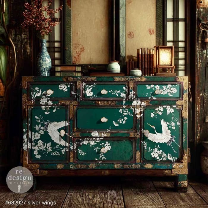 SILVER WINGS Large Furniture Transfer by Redesign