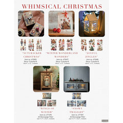 Joyful Jingles Small Furniture Transfer by Redesign With Prima | 6” x 12” | Christmas Collection