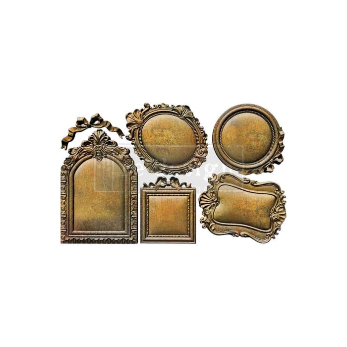 Small Decorative Frames Silicone Mould | Ornate Minis | Redesign with Prima