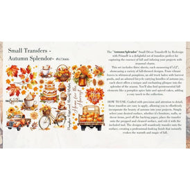 Autumn Splendour Small Furniture Transfer by Redesign With Prima | 6” x 12” | Rustic Harvest Collection