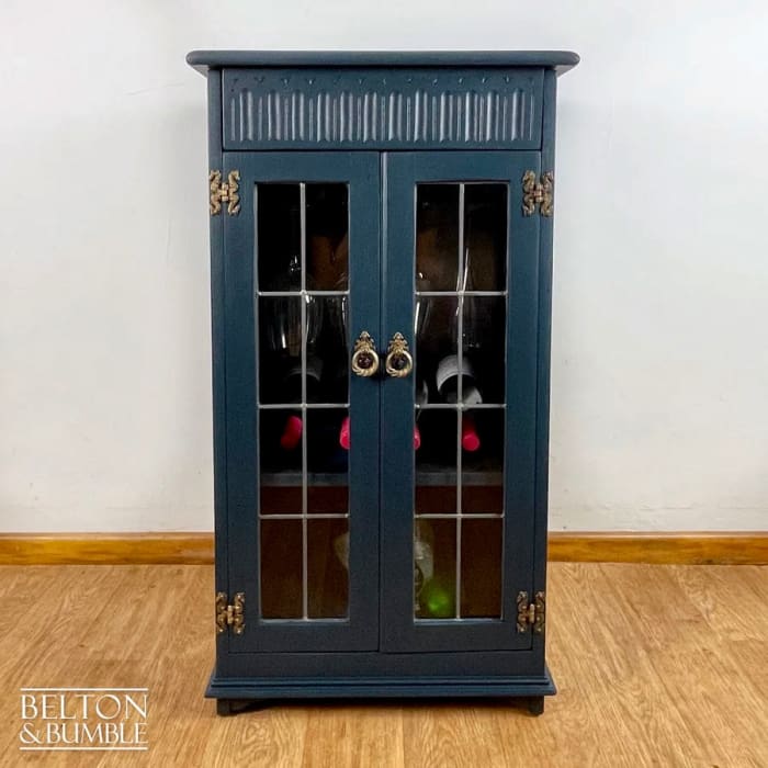 Solid Wood Cocktail Cabinet | Carved Drinks Cabinet